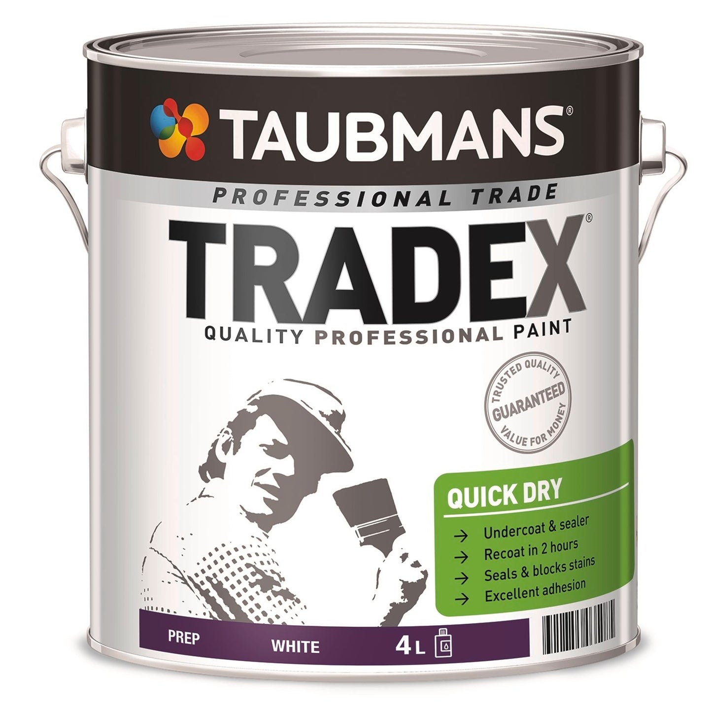Taubmans White Oil Based Tradex Interior Quick Dry Undercoat - 4L