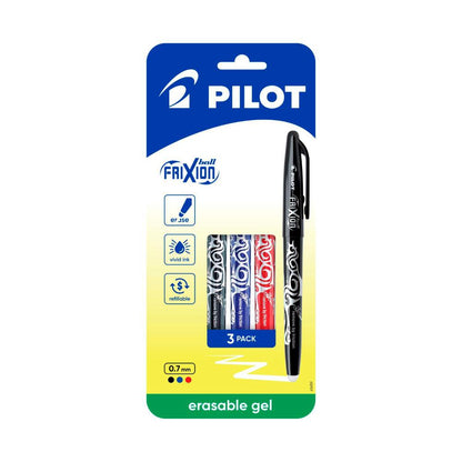 Pilot Frixion Ball Black/ Blue/ Red - 3 Pack
