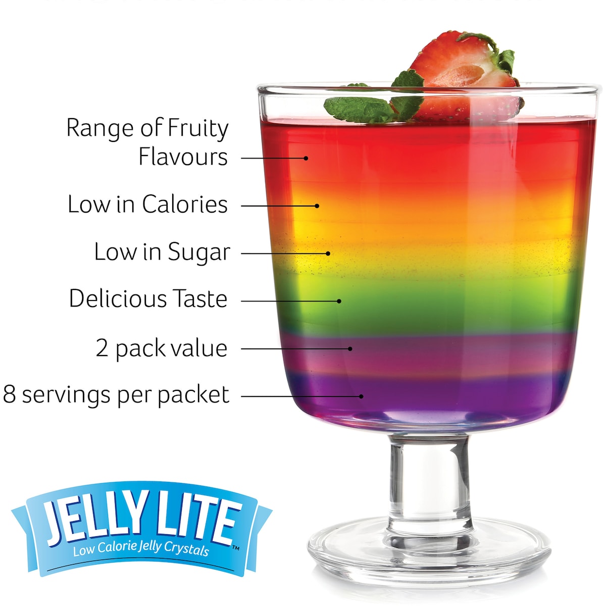 Aeroplane Jelly Lite Crystals Raspberry 9g X 2 Pack