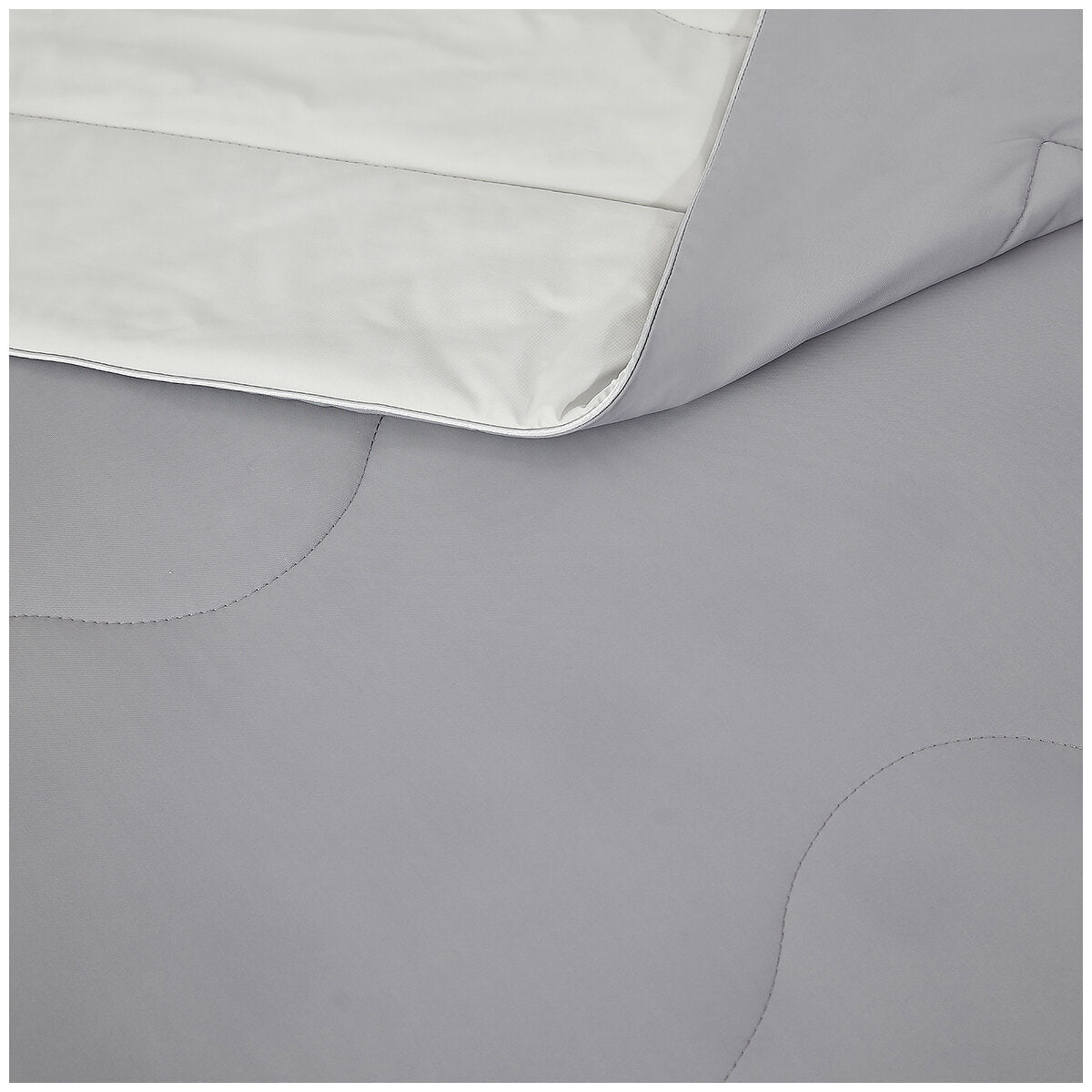 Hotel Grand EternaCool Cooling Comforter Queen Grey 130511 - Lightweight, Cool Touch, Machine Washable