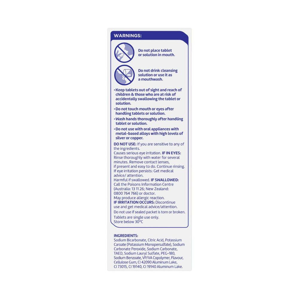 Polident 3 Minute Daily eanser For Dentures And Partials - 66 pack