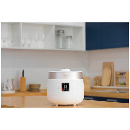 Cuckoo 6-Cup Twin Pressure Rice Cooker CRP-ST0609F, 16 Modes, Smart Tech, Non-Stick Pot