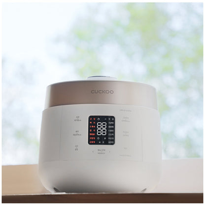 Cuckoo 6-Cup Twin Pressure Rice Cooker CRP-ST0609F, 16 Modes, Smart Tech, Non-Stick Pot