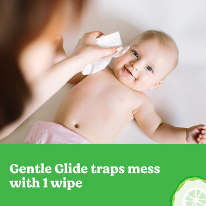 Huggies Thick Baby Wipes Cucumber & Aloe 80 Pack