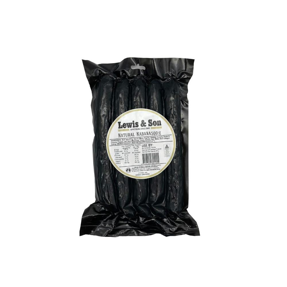 Lewis And Sons Natural Kabana - 500g