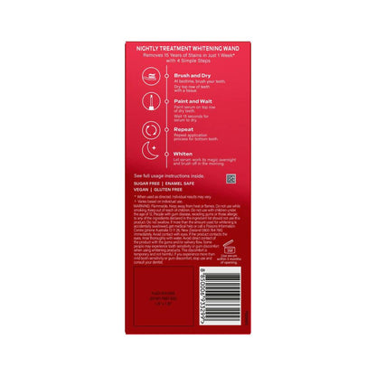 Colgate Optic White Nightly Teeth Whitening Treatment Wand 1 Pack - 2.5mL