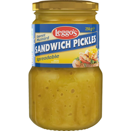 Leggo's Sandwich Pickles Sweet Mustard Spreadable 250g