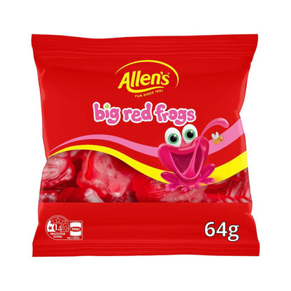 Allen's Lollies Red Frogs Alive Bag - 64g