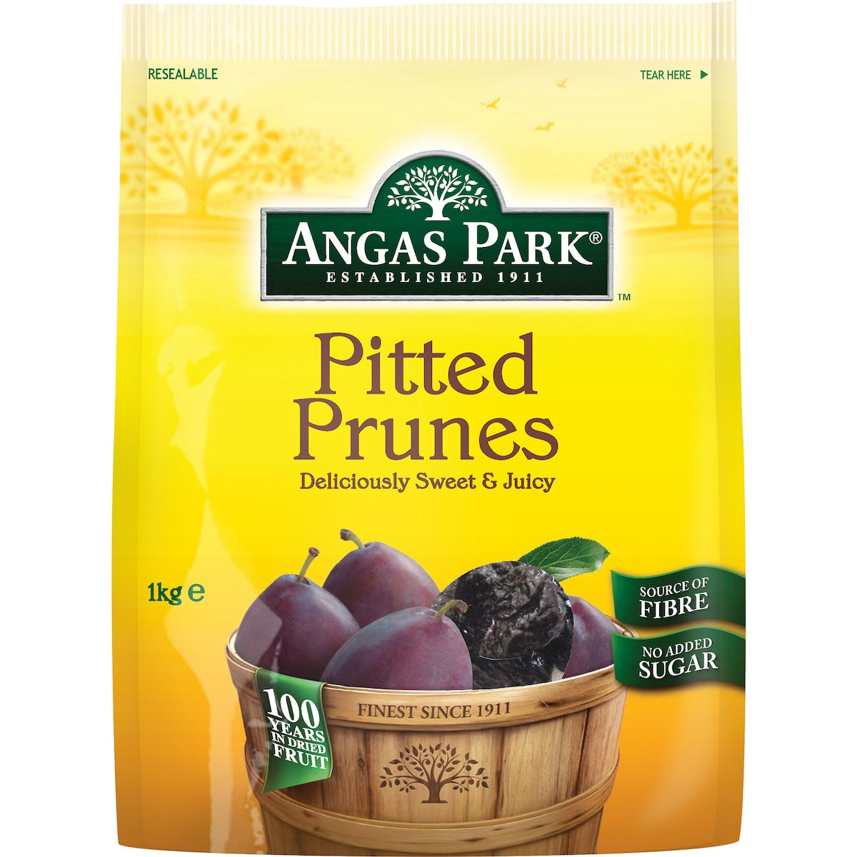 Angas Park Pitted Prunes 1kg
