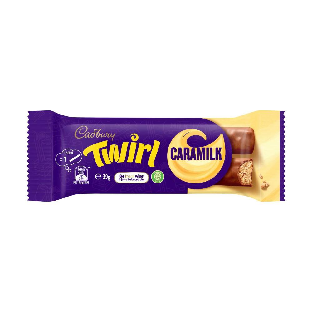 Cadbury Twirl Caramilk Chocolate Bar - 39g
