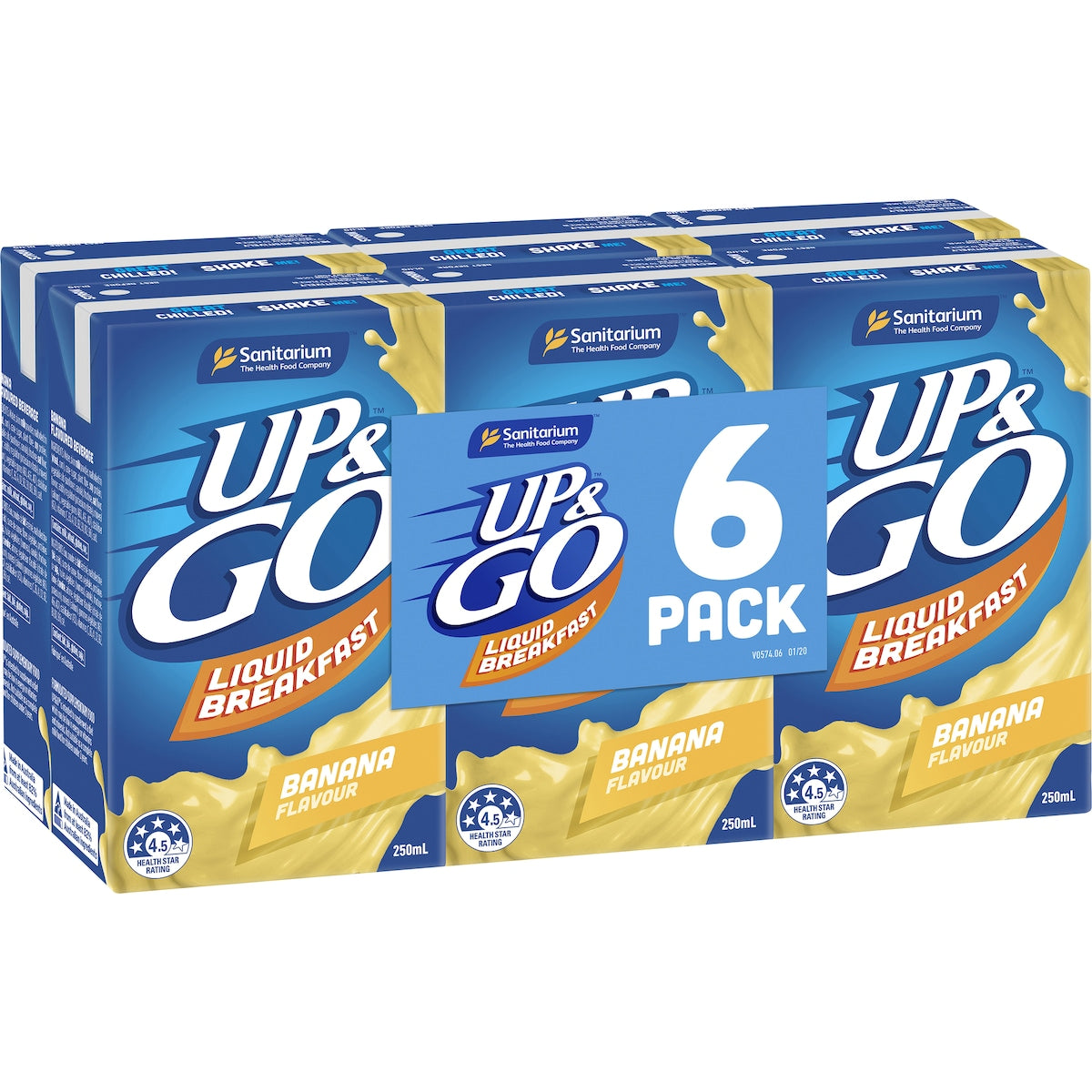 Sanitarium Up&Go Liquid Breakfast Banana 6 Pack