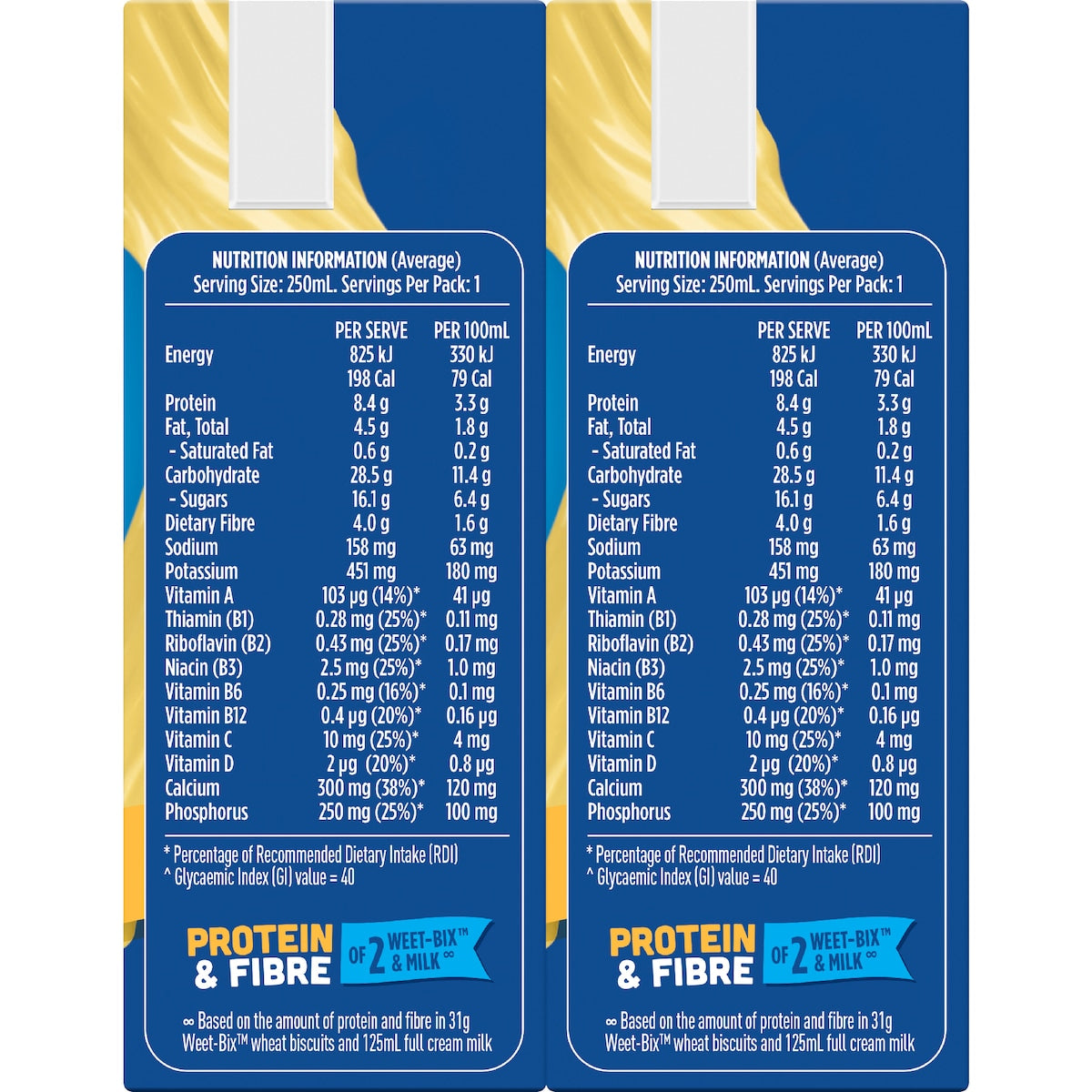 Up&go Liquid Breakfast Banana 250ml X 6 Pack