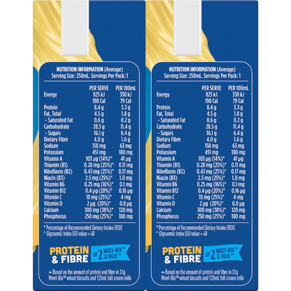 Up&go Liquid Breakfast Banana 250ml X 6 Pack
