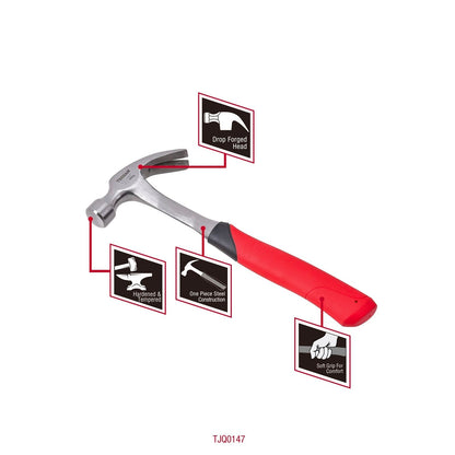 Trojan Steel Claw Hammer - 16oz - 450g