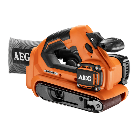 AEG Brushless Belt Sander - 18V - 75mm - Skin Only