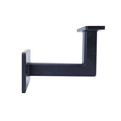 Carinya Black Flat Top Square Handrail Bracket - 38 x 60 x 70mm - 4 Pack