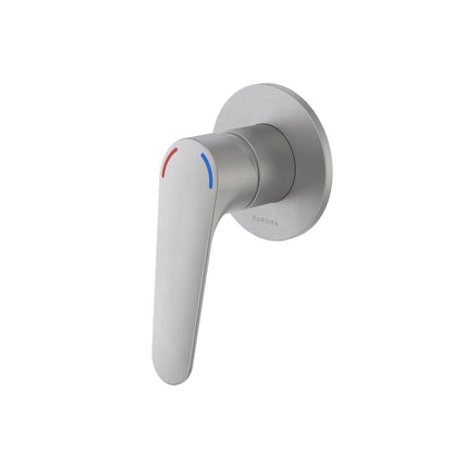 Homecare By Caroma Bath Shower Mixer - Brushed Nickel - 80 x 120mm