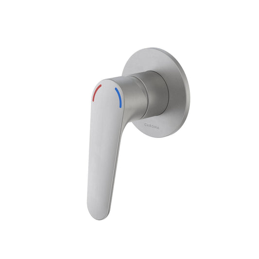 Homecare By Caroma Bath Shower Mixer - Brushed Nickel - 80 x 120mm