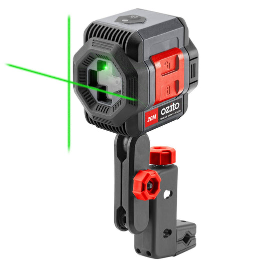 Ozito 20m 360 Degree Green Cross Line Laser LCL-20G