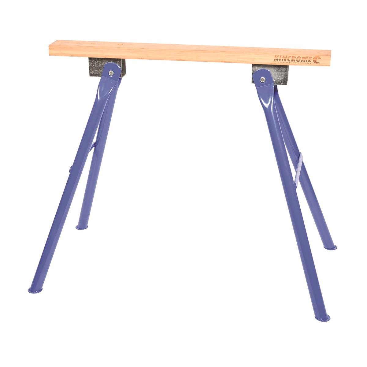 Kincrome Saw Horse - 35mm Bamboo Worktop - Steel - 400kg Capacity