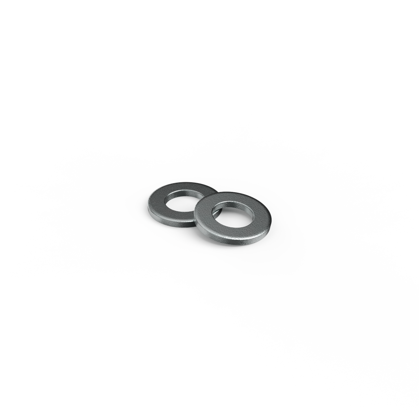 Zenith M8 Zinc Plated Flat Round Washers - 200 Pack