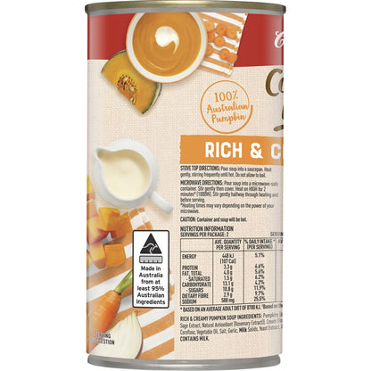 Campbells Country Ladle Soup Rich & Creamy Pumpkin 500g