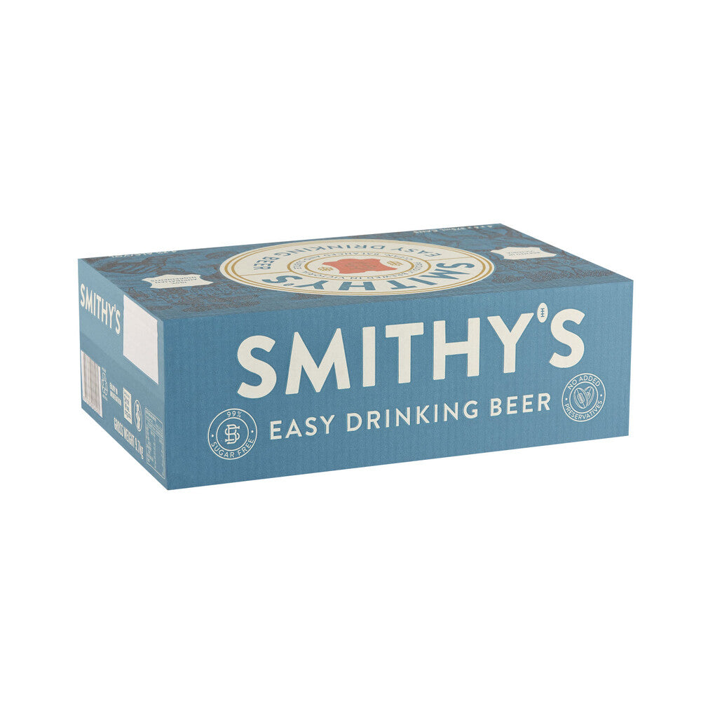 Smithy's Easy Drinking Beer Can 375ml - 6 Pack