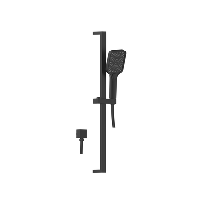 Mondella Wels Multifunction Rail Shower - 1180mm - Black Matte - 9L/min