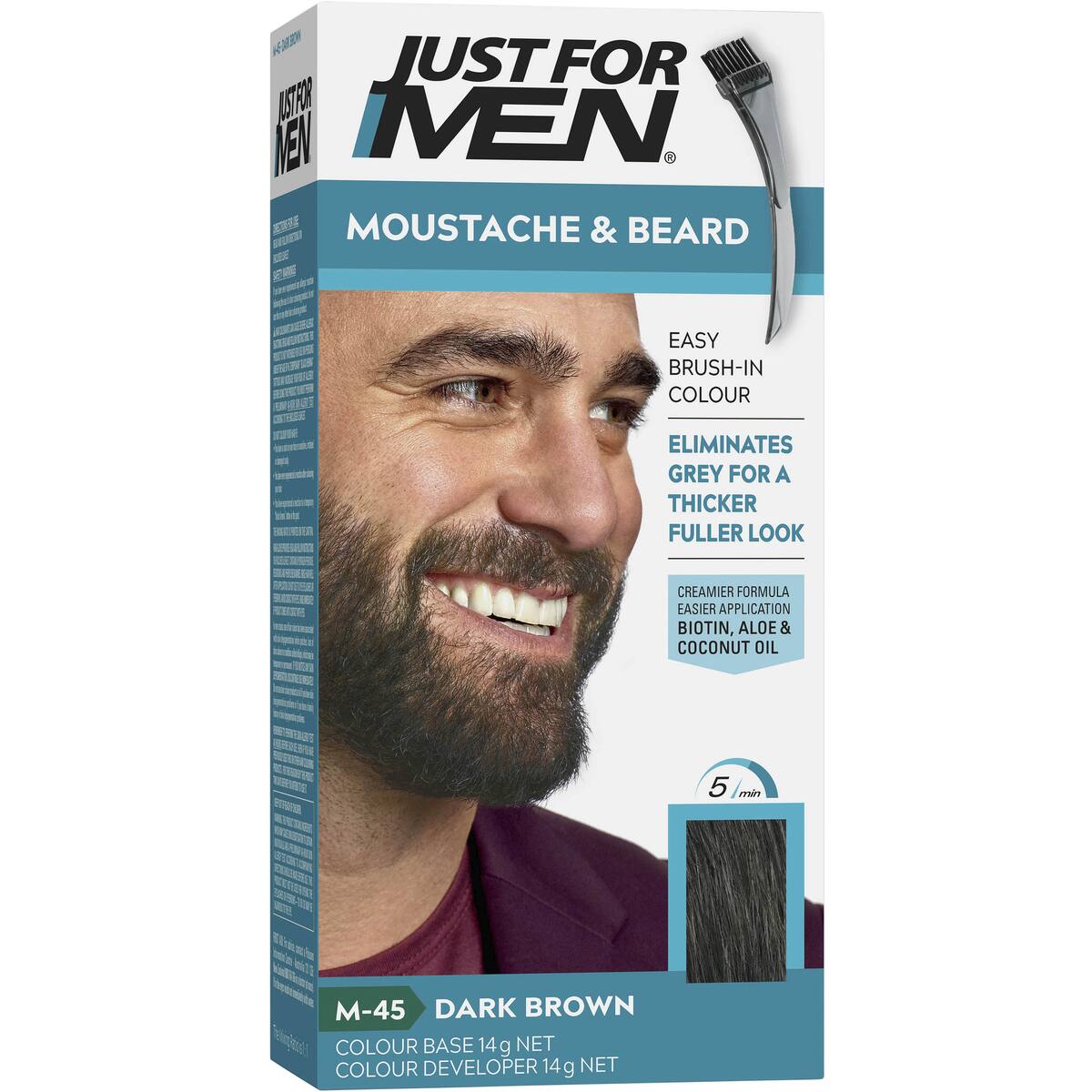 Just For Men Moustache & Beard Dark Brown Each