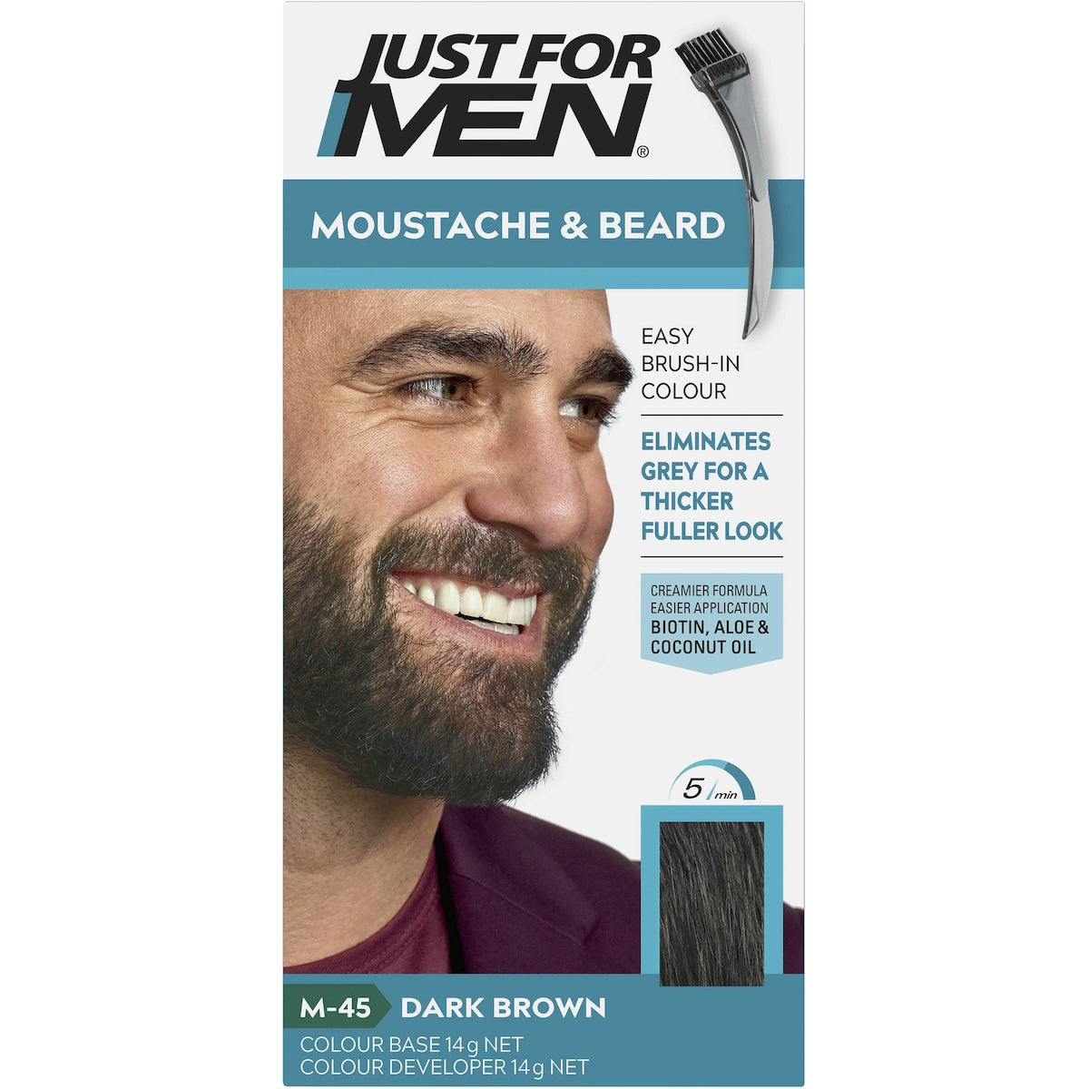 Just For Men Moustache & Beard Dark Brown Each