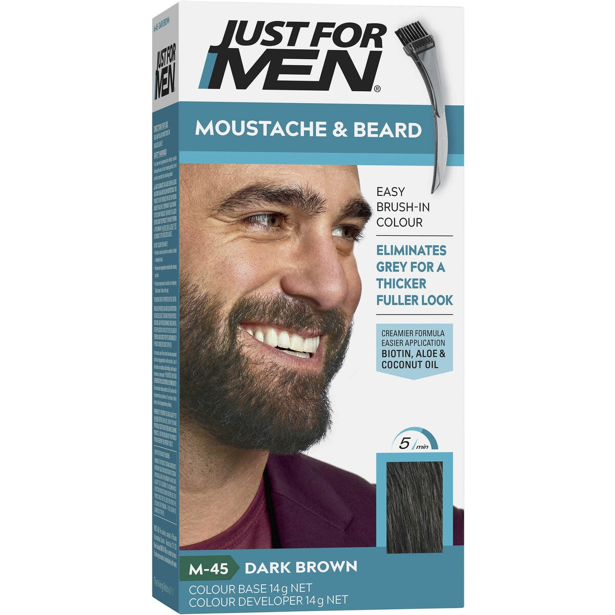 Just For Men Moustache & Beard Dark Brown 70g