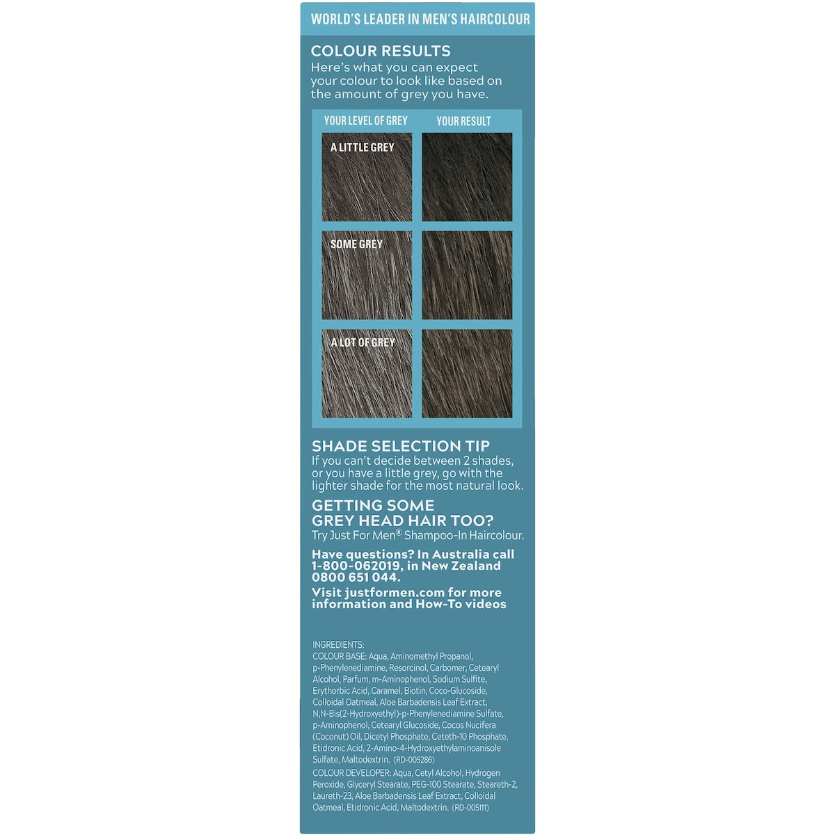 Just For Men Moustache & Beard Dark Brown Each