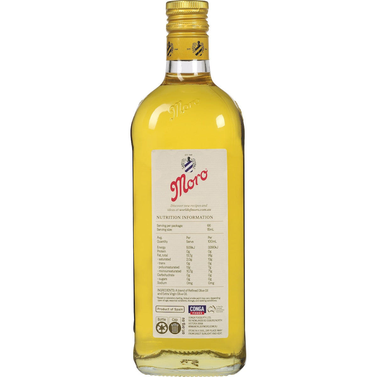Moro Delicado Light Taste Olive Oil 1l