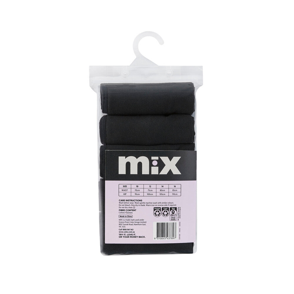 Mix Womens Hi-cut Brief 14&165 - PACK