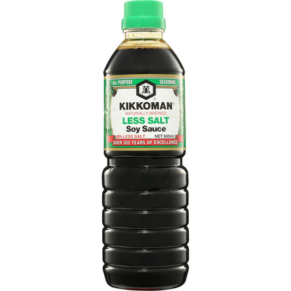 Kikkoman Soy Sauce Reduced Salt 600ml