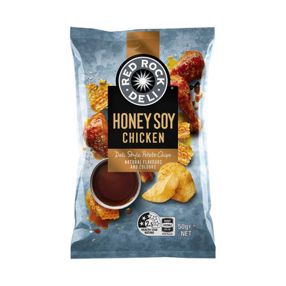 Red Rock Deli Honey Soy Chicken Potato Chips - 50g