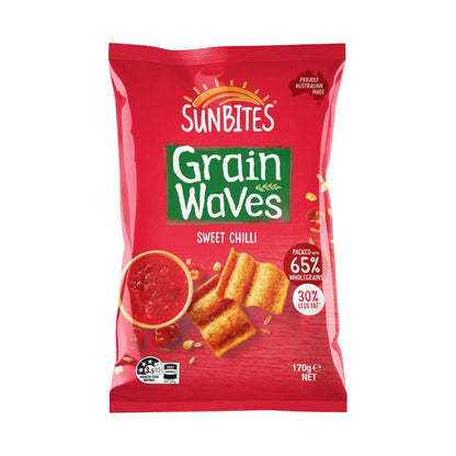 Sunbites Grain Waves Chips Sweet Chilli - 170g