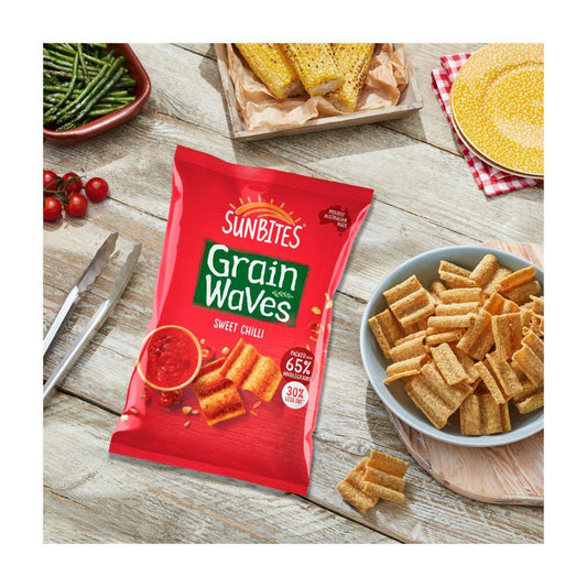 Sunbites Grain Waves Chips Sweet Chilli - 170g