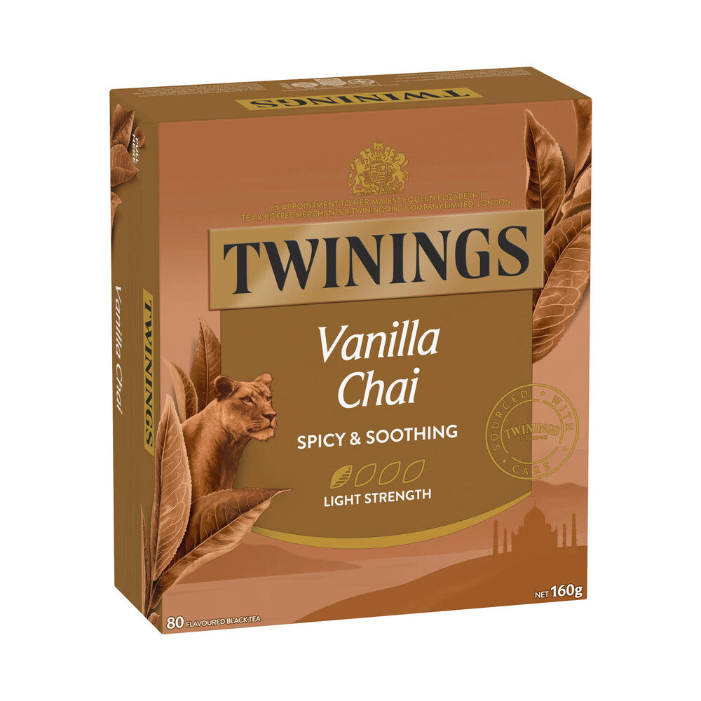 Twining's Vanilla Chai Tea Bags - 80 pack