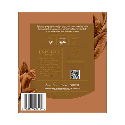 Twining's Vanilla Chai Tea Bags - 80 pack