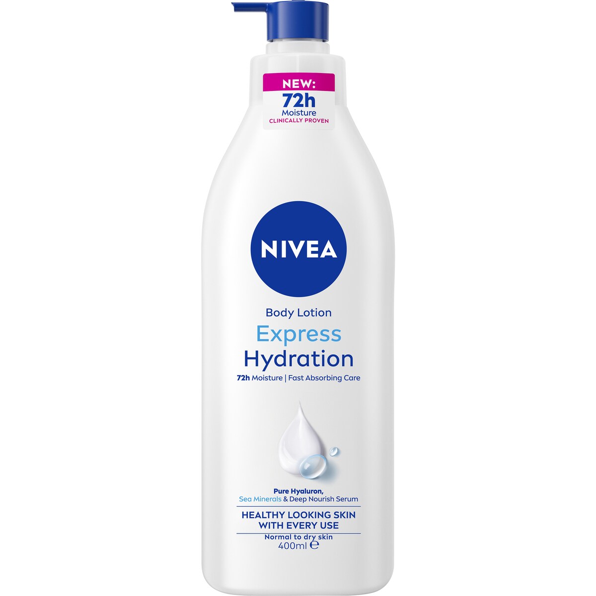 Nivea Express Hydration Body Lotion Fast Absorbing Moisturiser 400ml