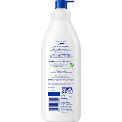 Nivea Express Hydration Body Lotion Fast Absorbing 72hr Moisture 400ml