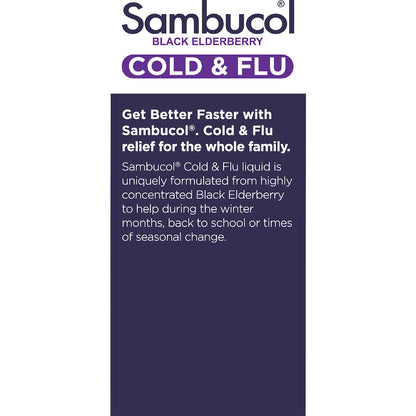 Sambucol Cough Syrups Cold & Flu Liquid 120ml