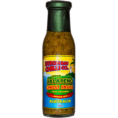 Byron Bay Chilli Co. Chilli Sauce Green Jalapeno 250mL