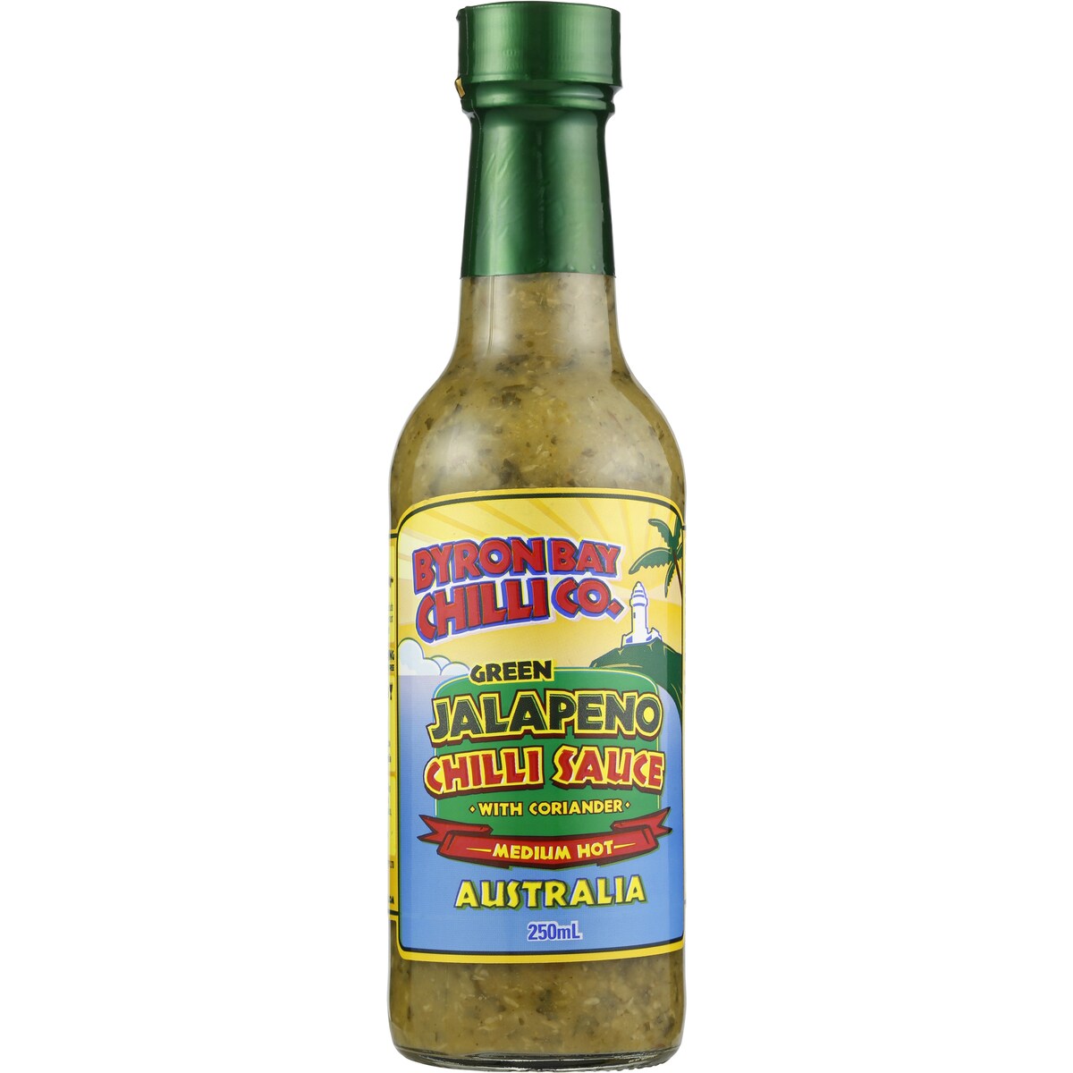 Byron Bay Chilli Co. Chilli Sauce Green Jalapeno 250mL
