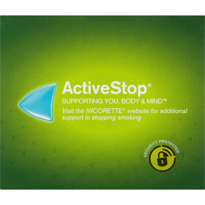 Nicorette Quit Smoking Extra Strength Nicotine Gum Icy Mint 75 Pack