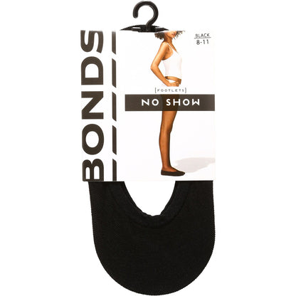 Bonds No Show Footlets Black (3-8 & 8-11) Each