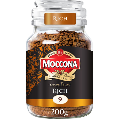 Moccona Freeze Dried Instant Coffee Rich 200g, 1pc