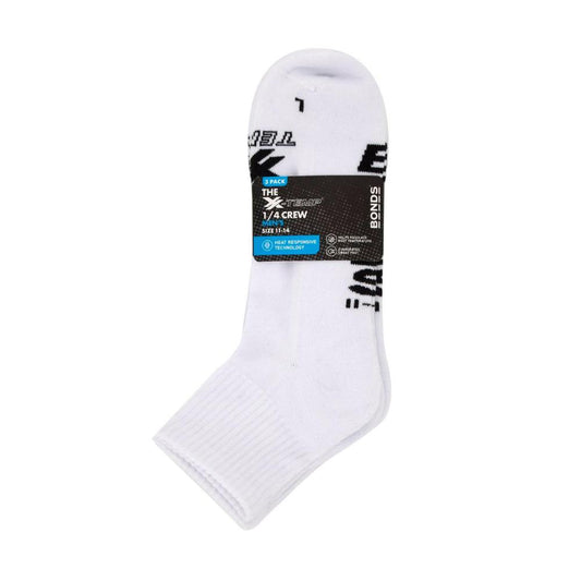 Bonds Mens X-temp 1/4 Crew 6+/11+ - 3 Pack