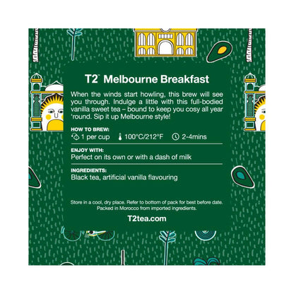T2 Melbourne Breakfast Tea Bags - 10 pack